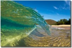 "Shorebreak Curl" at Big Beach by Mark Middleton Shorebreak Curl