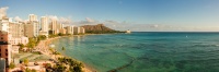 Waikiki in the afternoon by Mark Middleton Waikiki