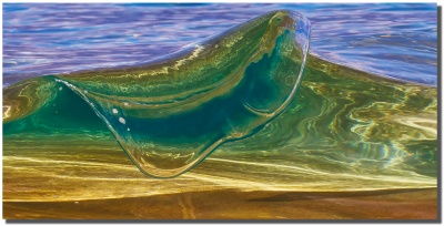 "Ace of Spades" cool glassy wave image by Mark Middleton Ace Of Spades