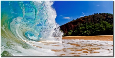 Big Beach Blower a Makena Wave by Mark Middleton Big Beach Blower