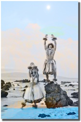 "Grasping the Heavens" hula dancers by Shayla Middleton Grasping the Heavens