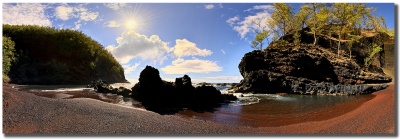 "Paradise Beach" Red Sand Beach by Mark Middleton Paradise Beach