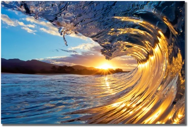 Radiant Glory a golden wave by Mark Middleton Radiant Glory