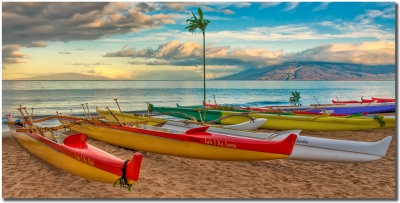 "Resting Canoes" by Mark Middleton Resting Canoes