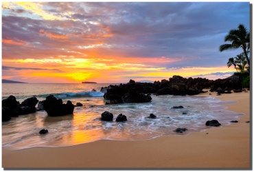 Seaside Sunset in Makena by Mark Middleton Seaside Sunset